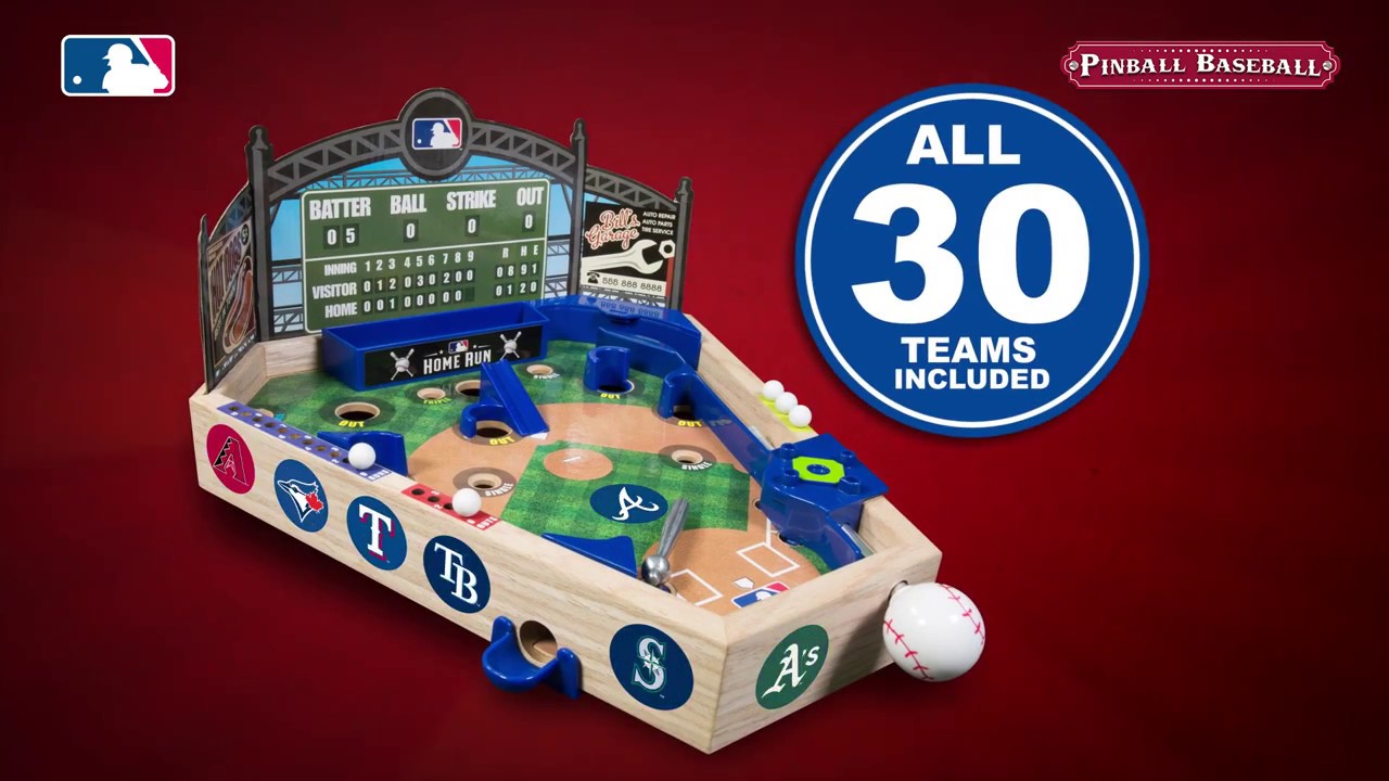MLB Wooden Pinball Baseball (MLB803) &ndash; Introduction (60 seconds, English)