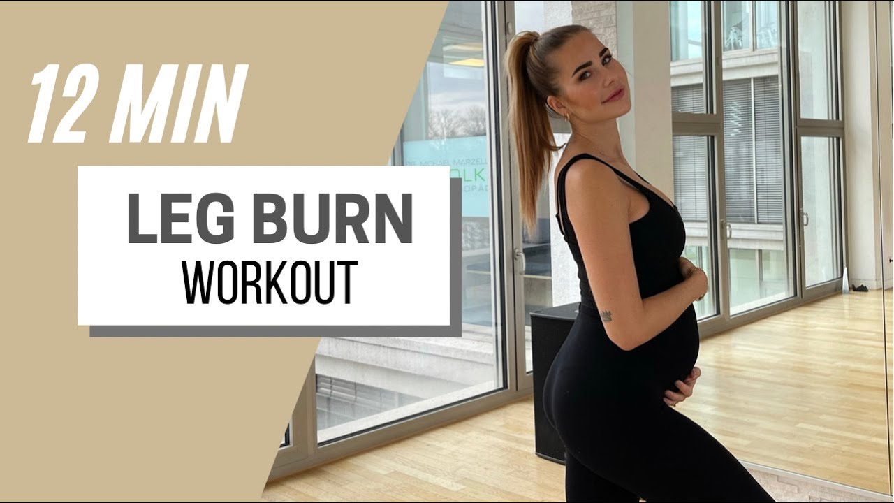 12 MIN LEG BURN I slim legs I no equipment I pregnancy I by Anahita Rehbein