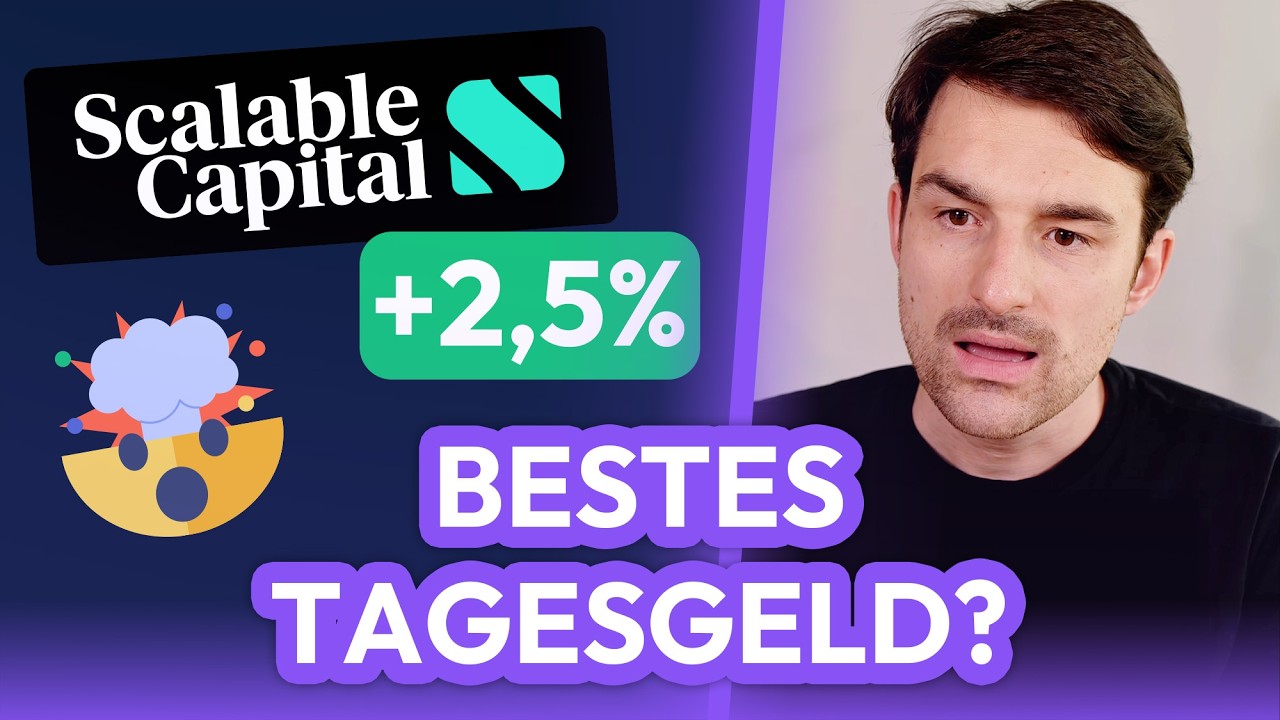 NEU bei Scalable Capital: 2,5% auf dem Tagesgeldkonto!