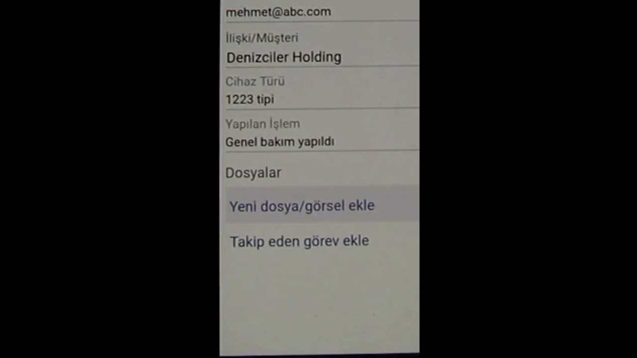 MyBasicCRM cep telefonuyla nasıl kullanılır, hangi işlemler yapılabilir.