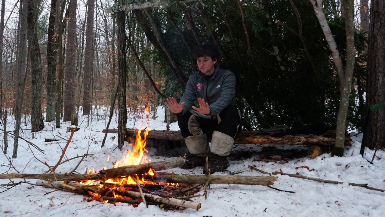 Winter Camping Alone for the First Time