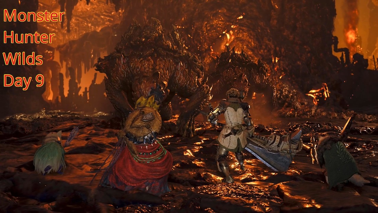Playing Monster Hunter Wilds, Day 9 - main story.