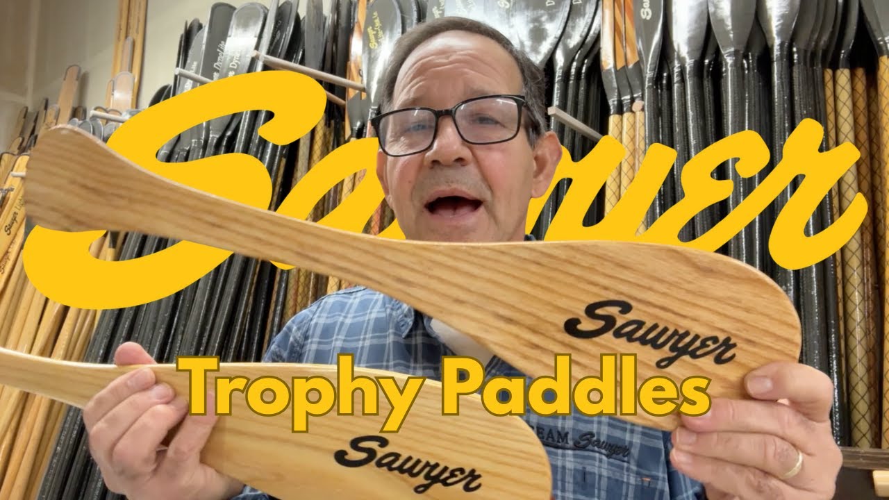 Celebrate your river accomplishments with a Sawyer Trophy Paddle