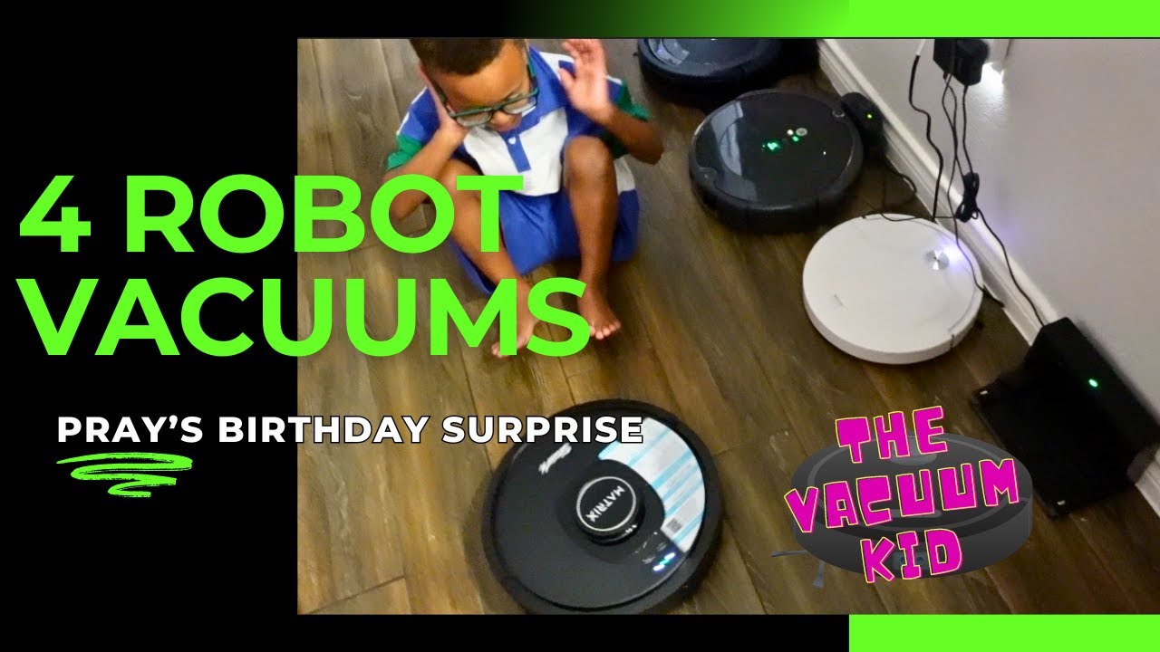 4 Robot Vacuums | New Robot Vacuums For My Birthday | Journeyman Vacuum ?!