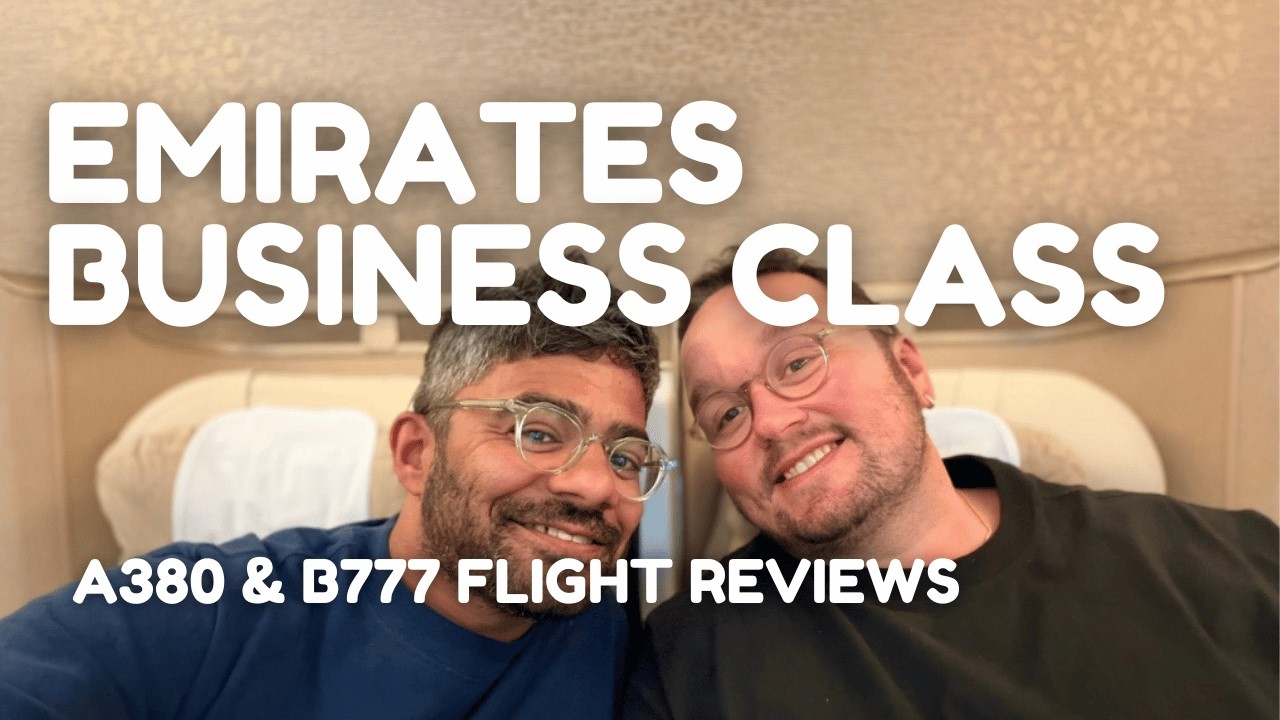 Flying to the Maldives in Emirates BUSINESS Class | A380 & Retrofit B777-300ER 