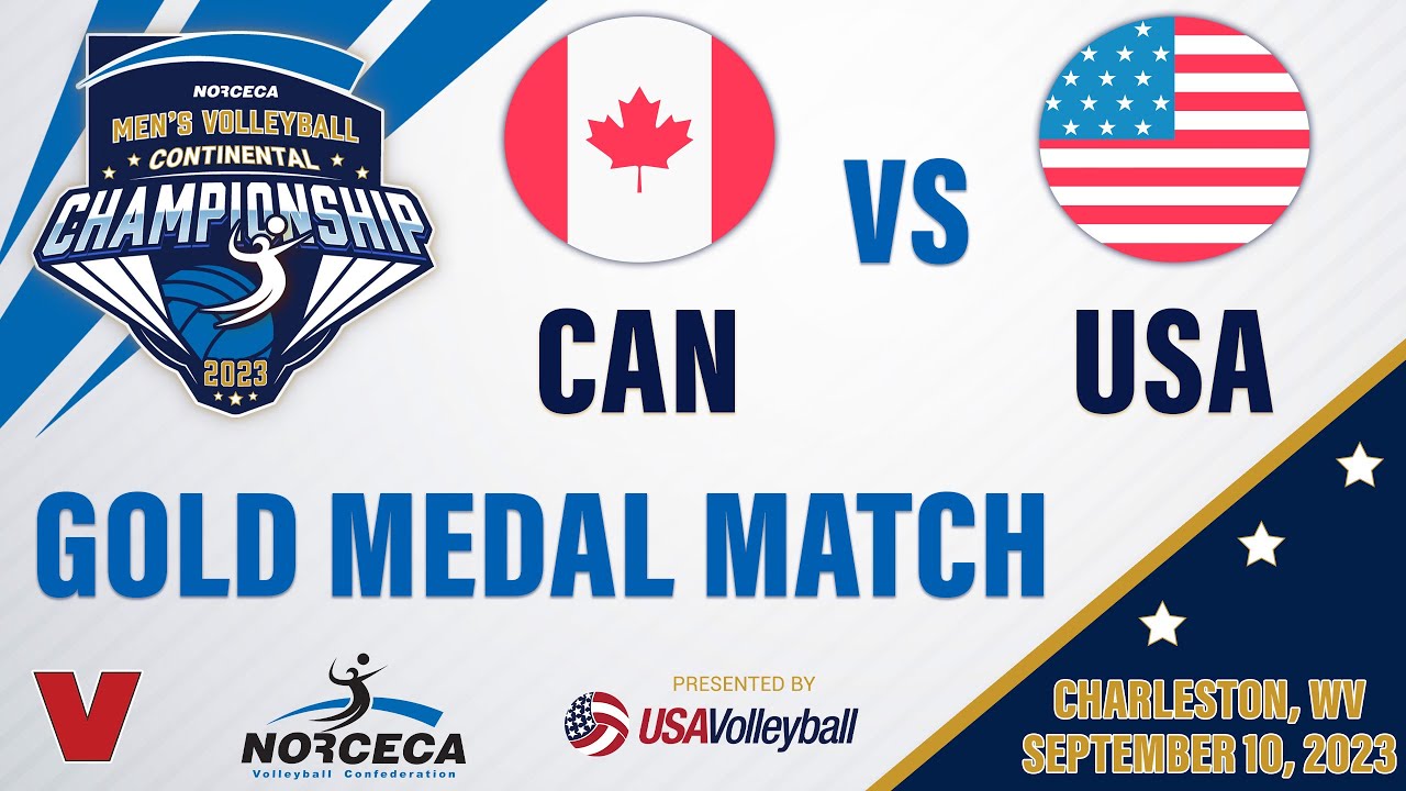 🇨🇦 CANADA vs 🇺🇸 UNITED STATES | GOLD MEDAL MATCH | 2023 Men's NORCECA Championship