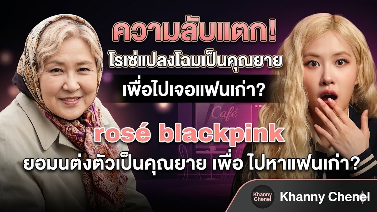 Rosé แห่ง BLACKPINK ยอมแต่งตัวเป็นคุณยายเพื่อไปหาแฟนเก่า