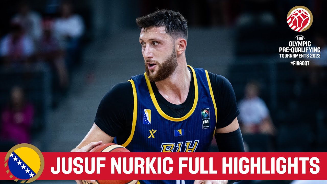 Jusuf Nurkic | BIH  | Full Highlights from FIBA Olympic Pre-Qualif. Tournament 2023 Poland-Estonia