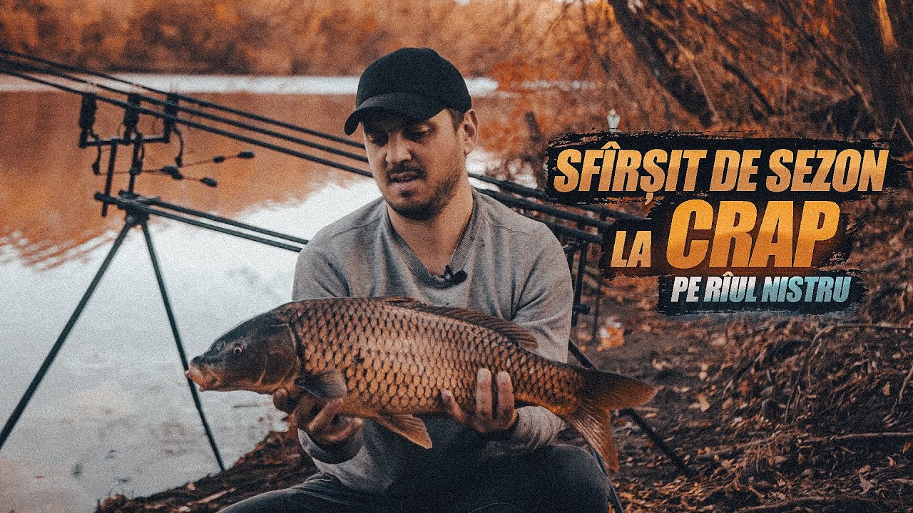PESCUIT LA CRAP TOAMNA PE RIUL NISTRU. SFIRSIT DE SEZON LA CRAP