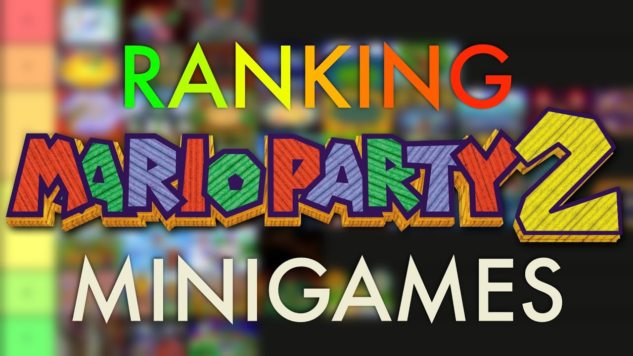 Mario Party 2 Minigames - Tier Ranking