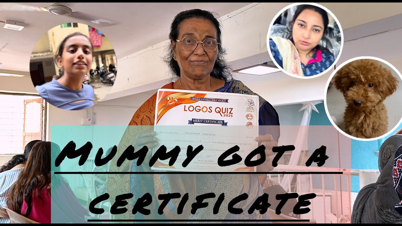 Mummy Ko Mila Certificate Vlog #familyvlog #dailyvlog #vlog