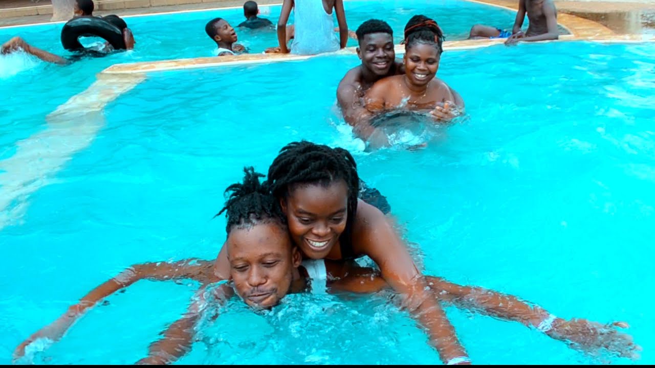 ALL BLACK POOL PARTY#trending poolparty
