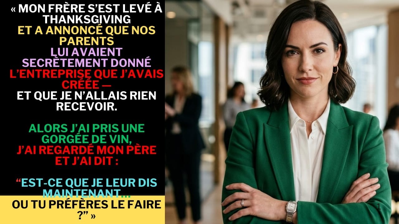 Le soir de Thanksgiving, mon frère a trahi : nos parents lui avaient tout donné en secret