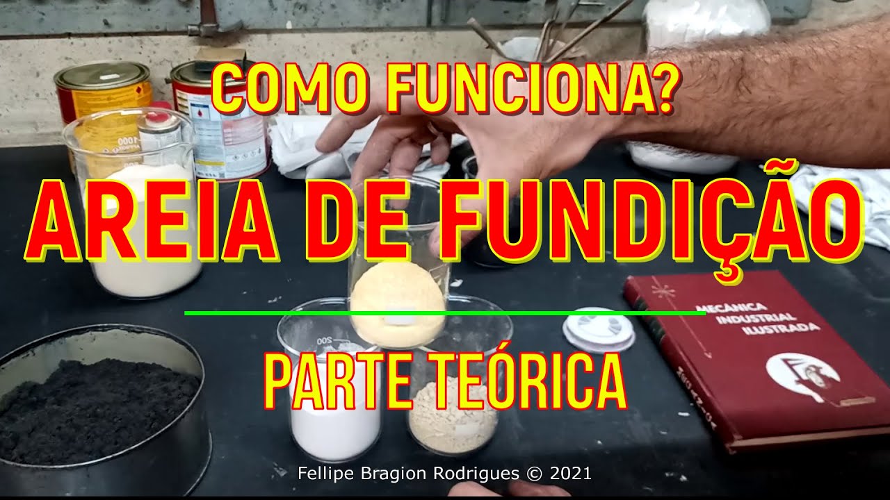 AREIA de FUNDIÇÃO - Como Funciona? - Green sand - How work?