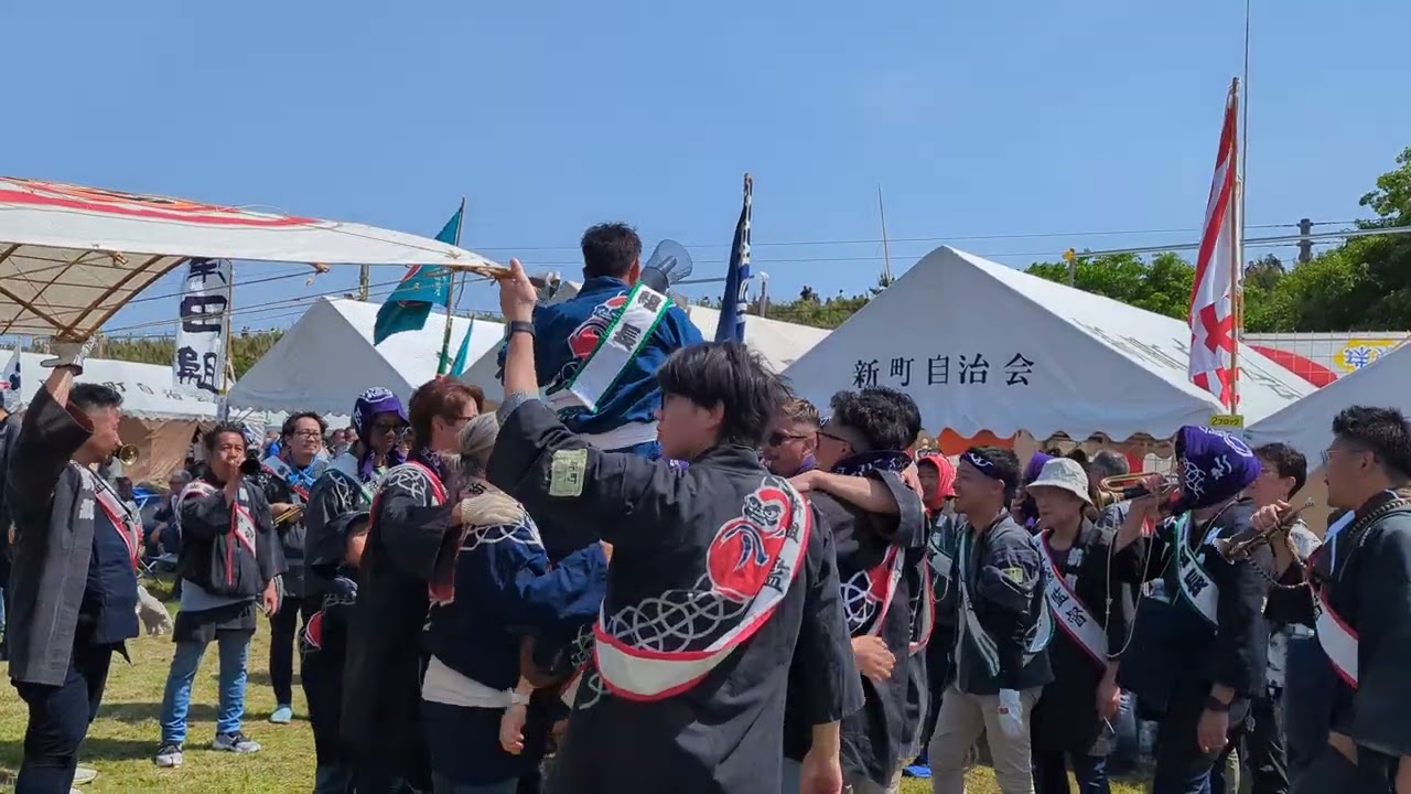 浜松まつり 2025.05.03 凧場 新町 達磨