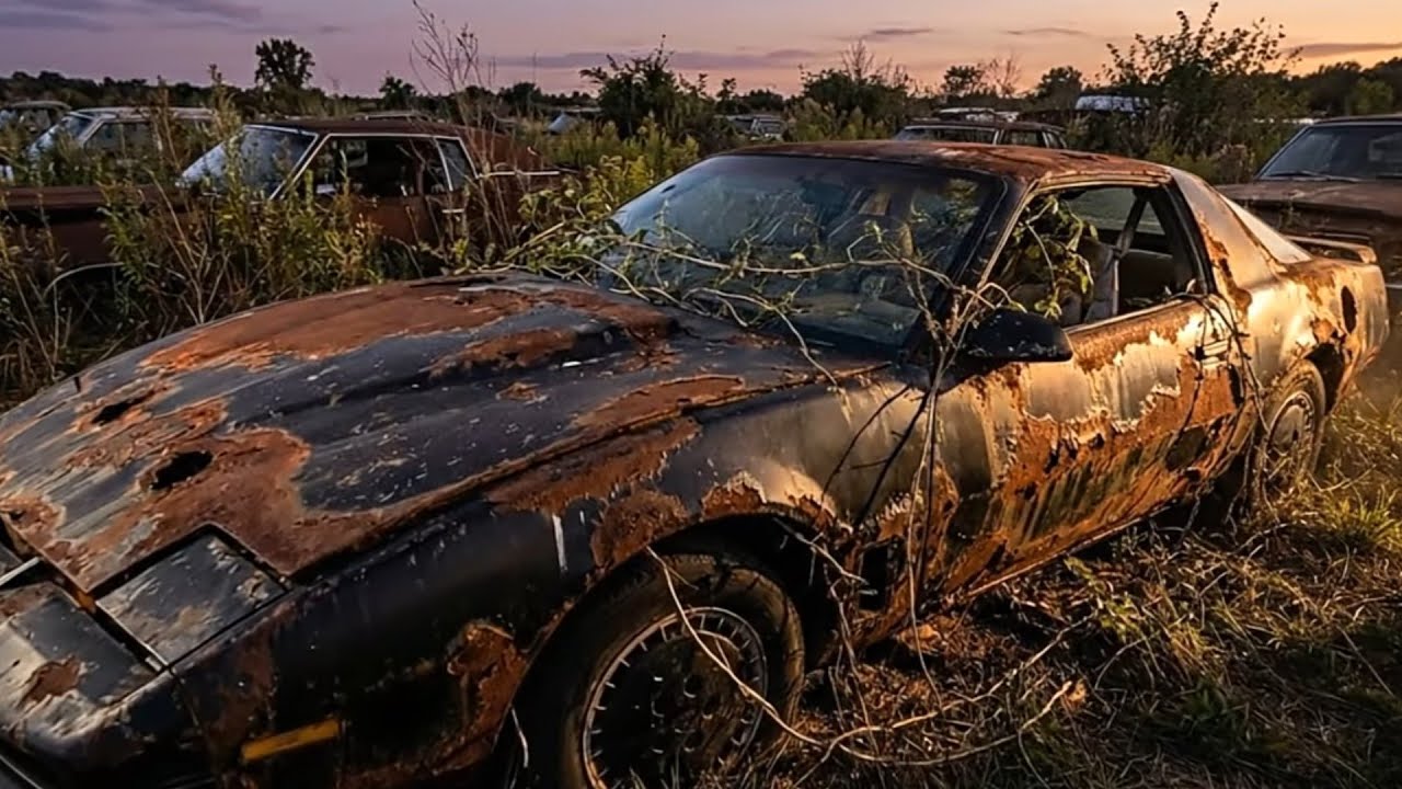 Knight Rider KITT Restoration ASMR – Rusted Junkyard Wreck Revived with AI (Satisfying Sounds 4K)