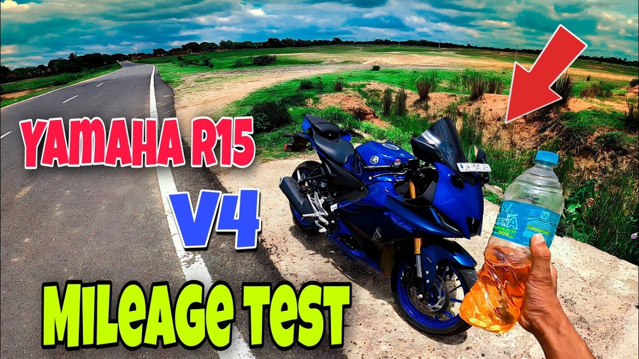 Тест пробега Yamaha R15 v4 😲 Сколько R15 ездит на 1 литре бензина 😨