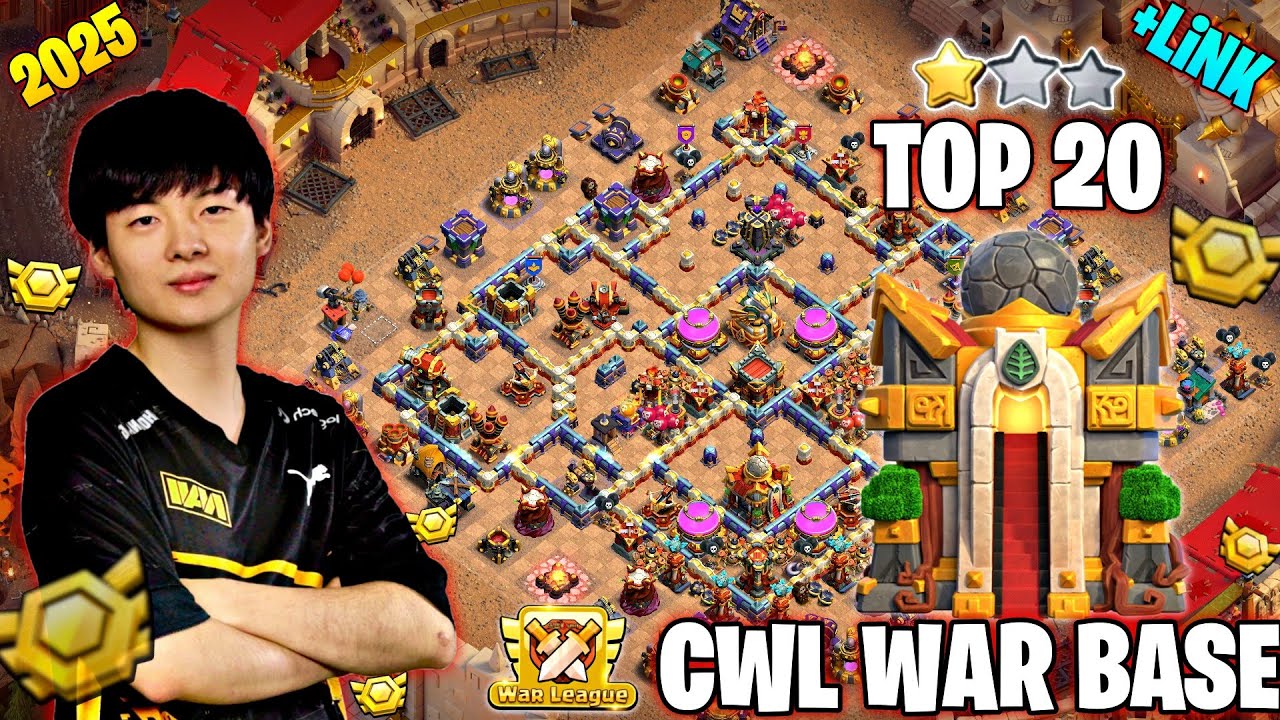 2025 TH16 ЛУЧШАЯ БАЗА CWL/WAR/LEGEND СО ССЫЛКОЙ | ANTI 2 ЗВЕЗДЫ TH16 БАЗА ССЫЛКА | TH16 2025 БАЗА...