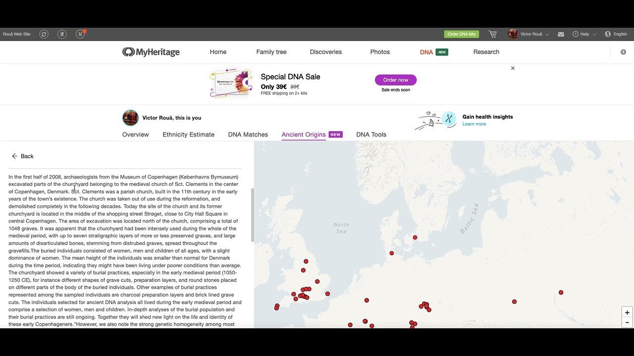 MyHeritage Ancient Origins DNA test  - exploring my possible Danish origins 🇩🇰