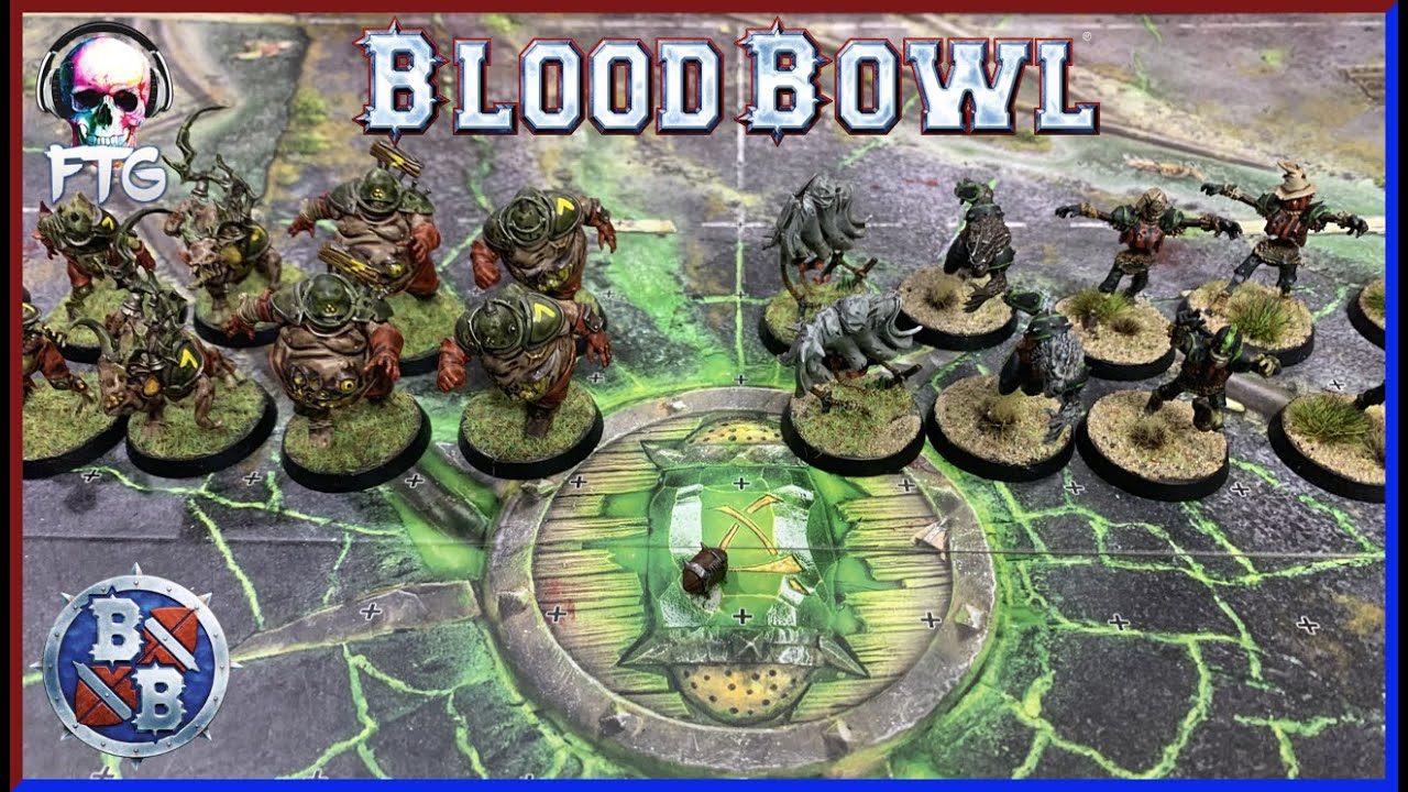 Blood Bowl | Exhibition Match | Nurgle's Rotters VS Wolfenburg Crypt-Stealers