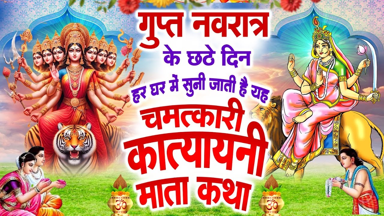 गुप्त नवरात के छठे दिन हर घर में सुनी जाती हैं यह चमत्कारी कात्यायनी माता कथा~Katyani Mata Katha