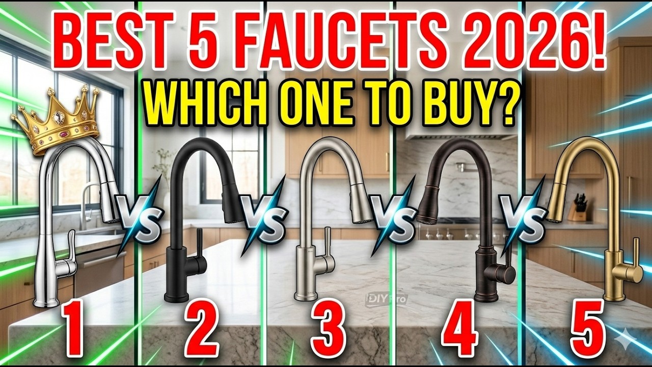 Top 5 Best Kitchen Faucets 2026 &mdash; Complete Comparison Review | Don't Buy Without Watching!