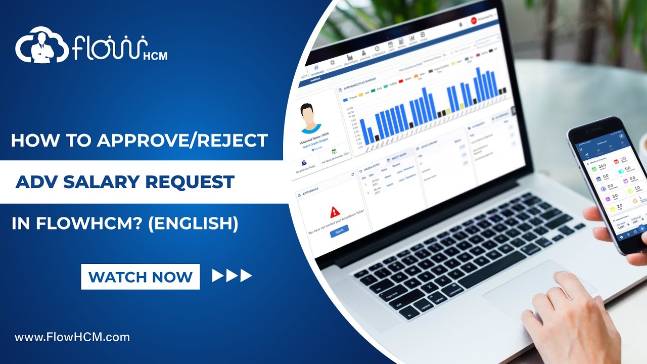 How to Approve or Reject Advance Salary Request | HRMS FlowHCM (English)