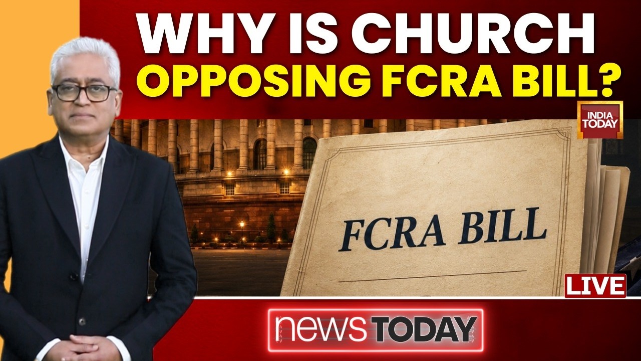 Rajdeep Sardesai LIVE: Why Is The Christian Community Worried About FCRA Bill? | NewsToday