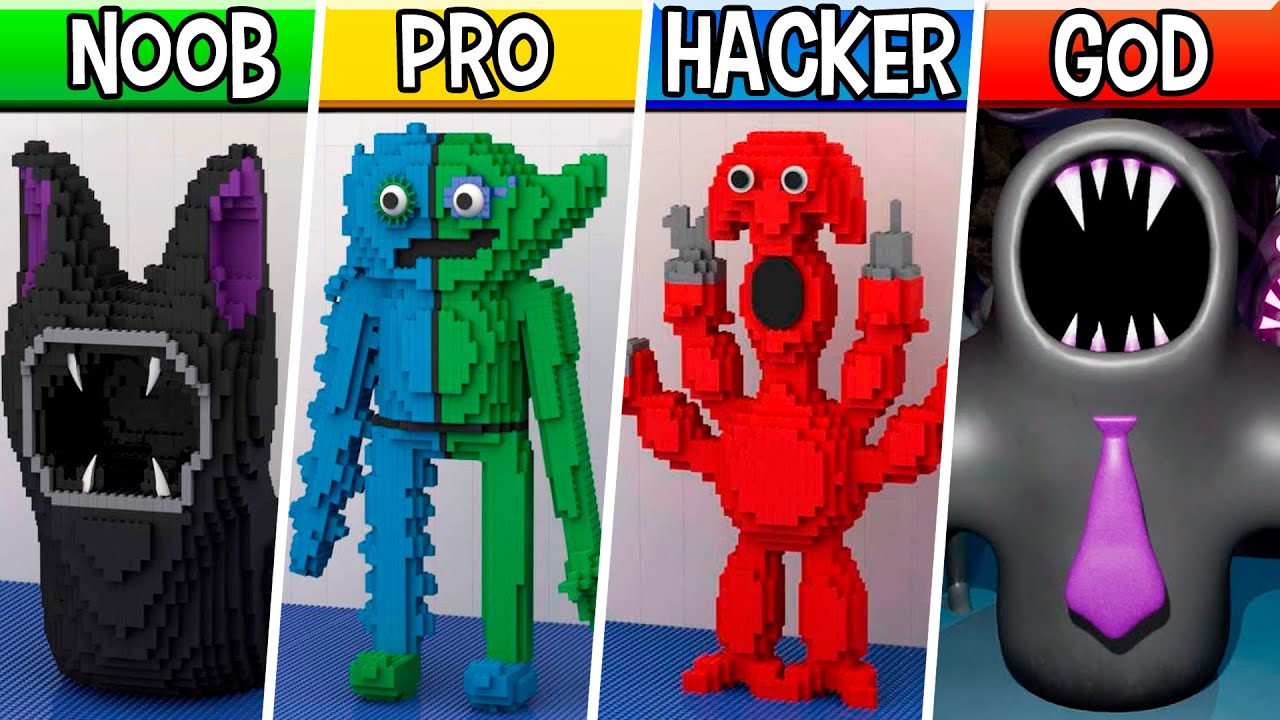 LEGO ALL Characters in Garten of Banban 7 (Collection #1) : Noob, Pro, HACKER!