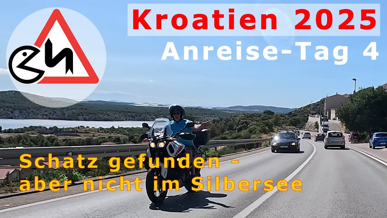 Schatz gefunden - aber nicht im Silbersee | Anreisetag 4, Kroatien Tour 2025