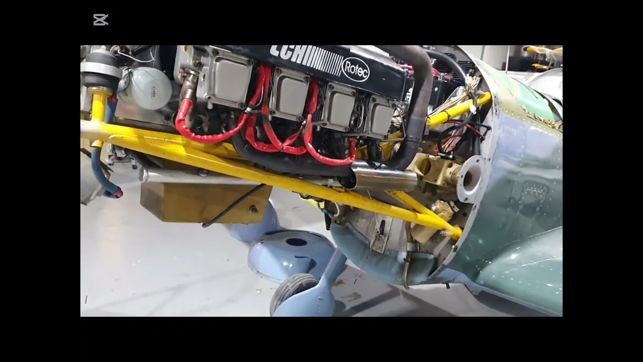 Spitfire replica with 8 Cylinder Jabiru / LCH by Rotec.