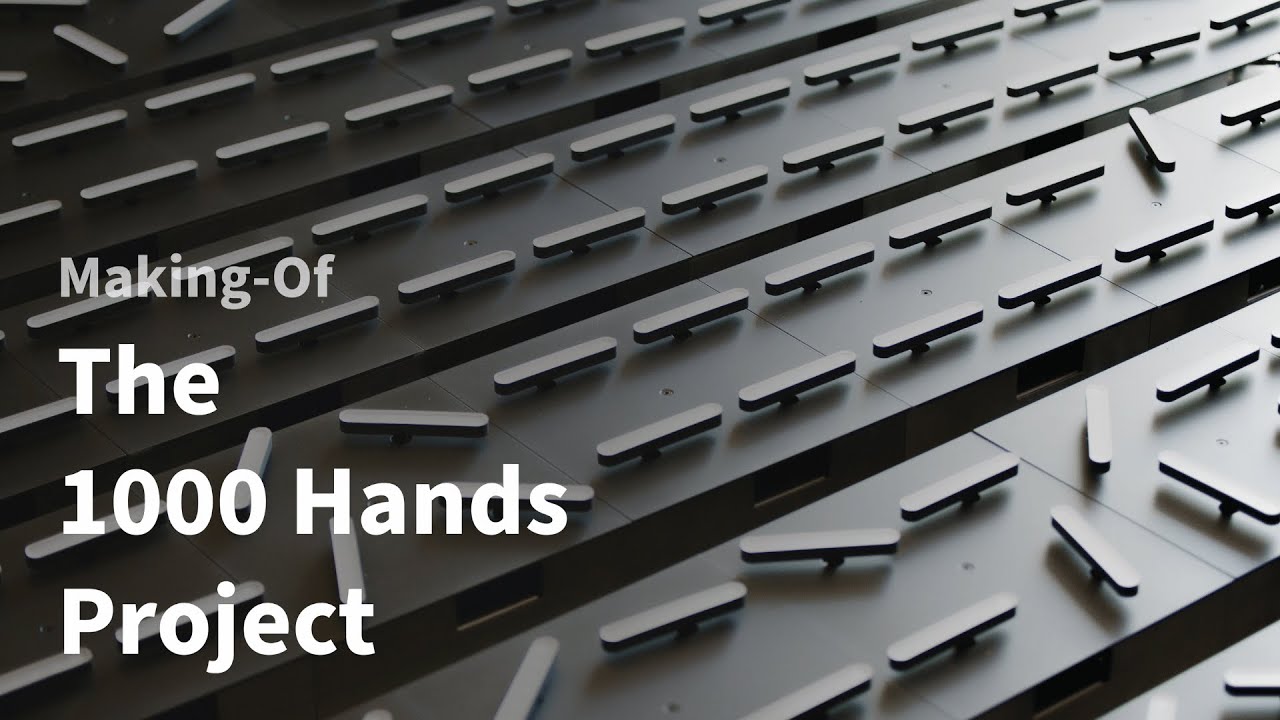 SOLIDSENSE | Making-Of - Kinetic Wall: The 1000 Hands Project