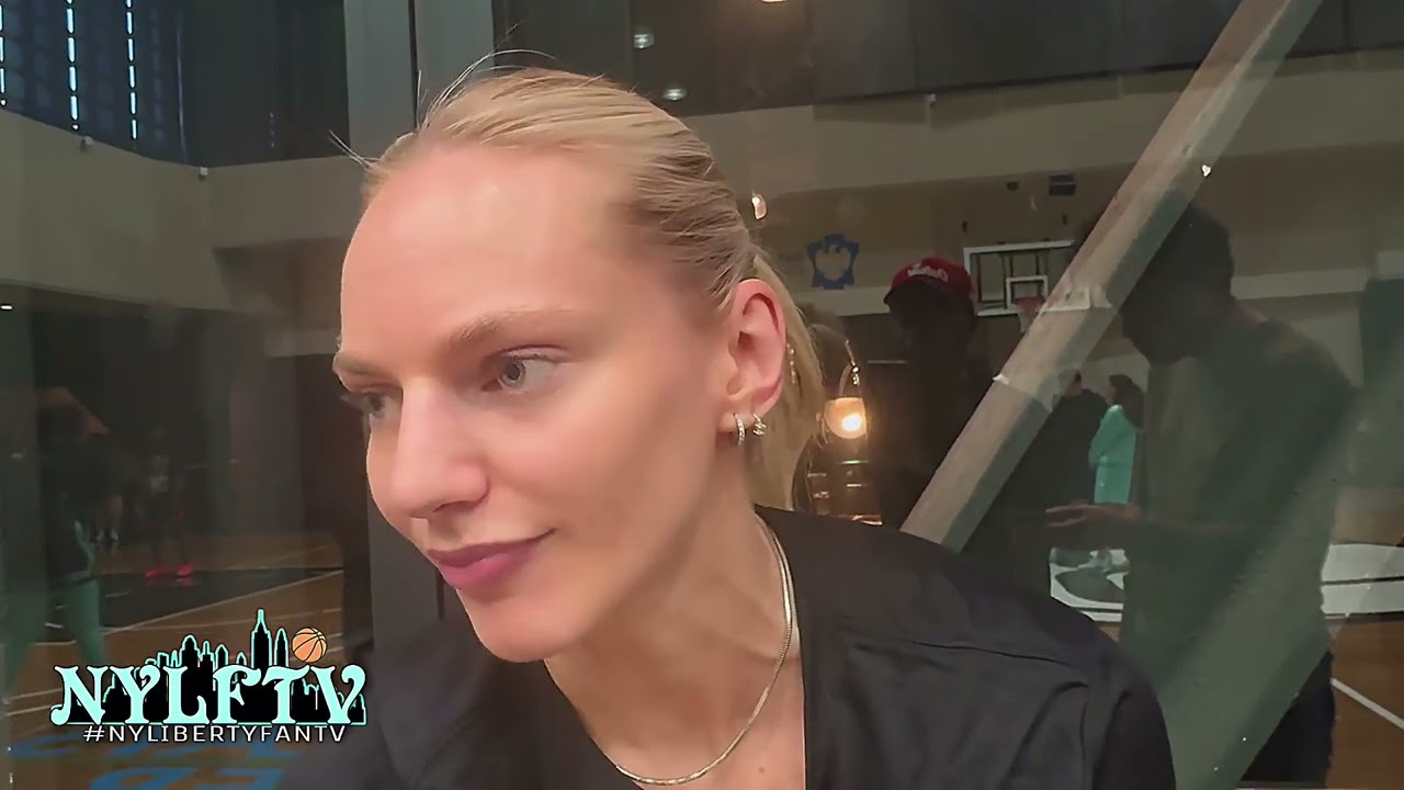 Marine Johannès Post-Practice Interview | Day 4 of NY Liberty Training Camp | 2025 Season | NYLFTV