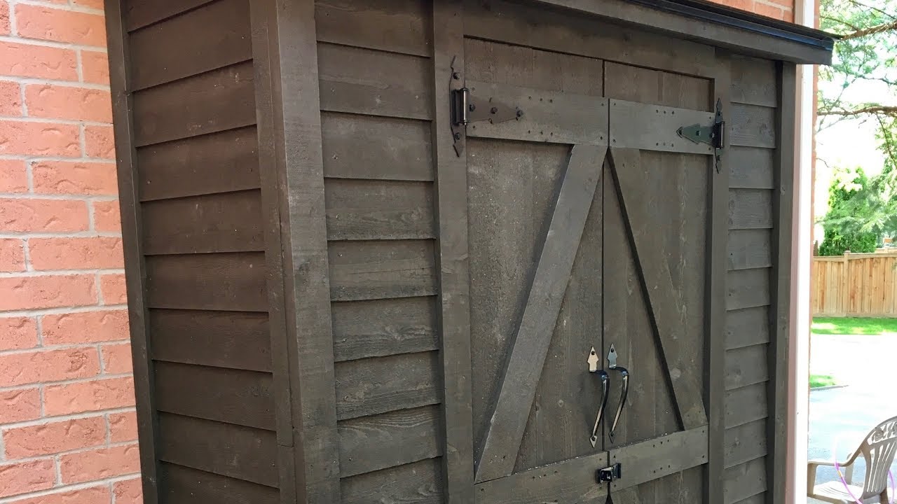 Making a storage shed | Garden shed | Garbage shed | DIY shed