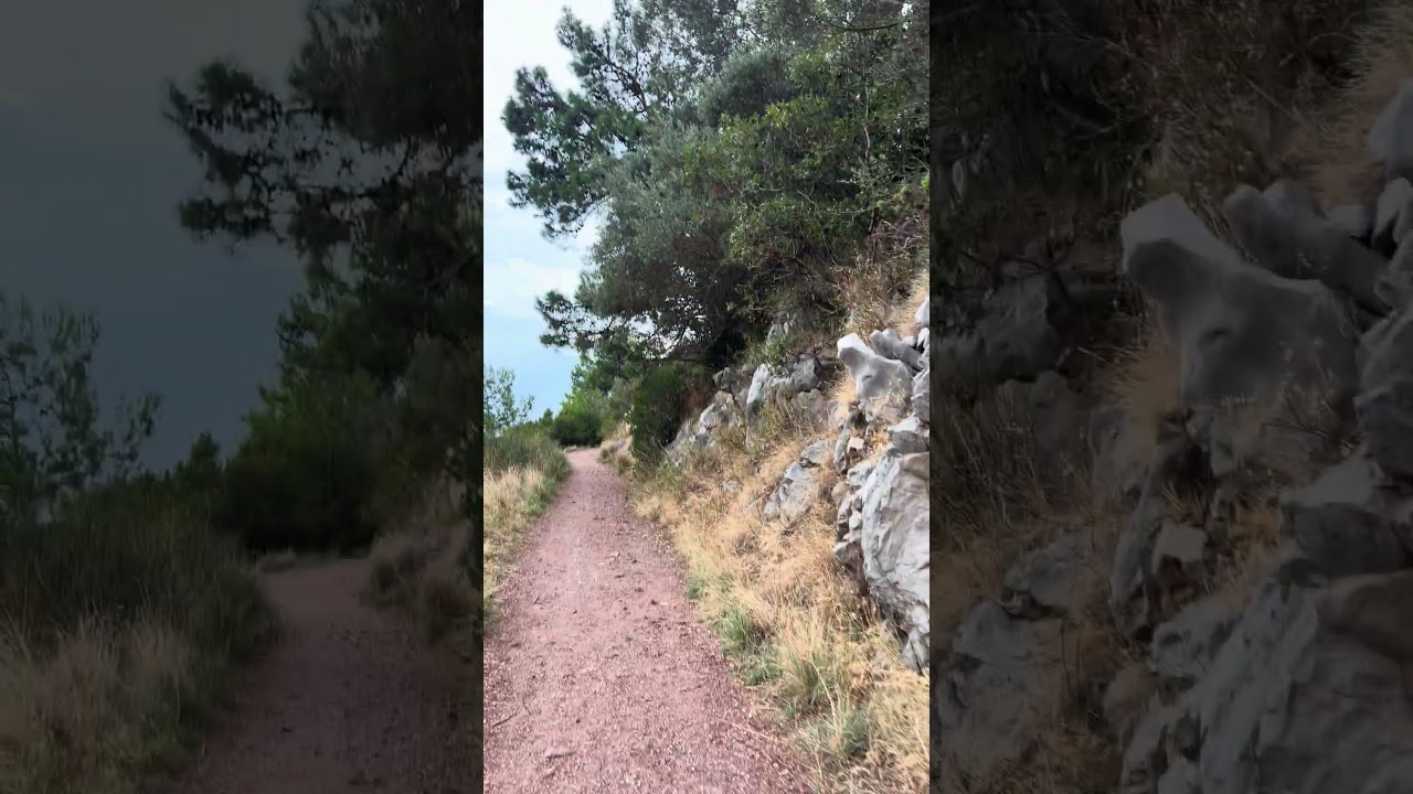 🌊 Coastal Road in Bečići &ndash; Sea on One Side, Cliffs on the Other