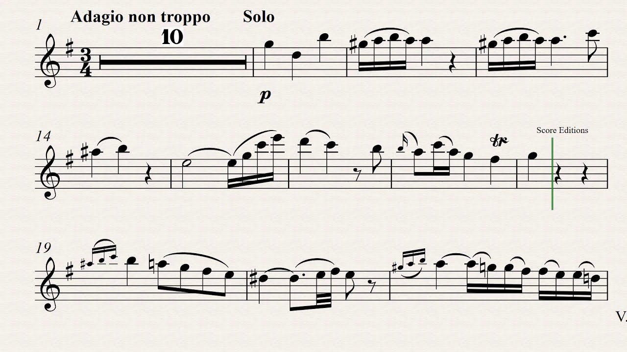 Mozart: Concerto for Flute and Orchestra in D major 2ºand (orchestra accompaniment )
