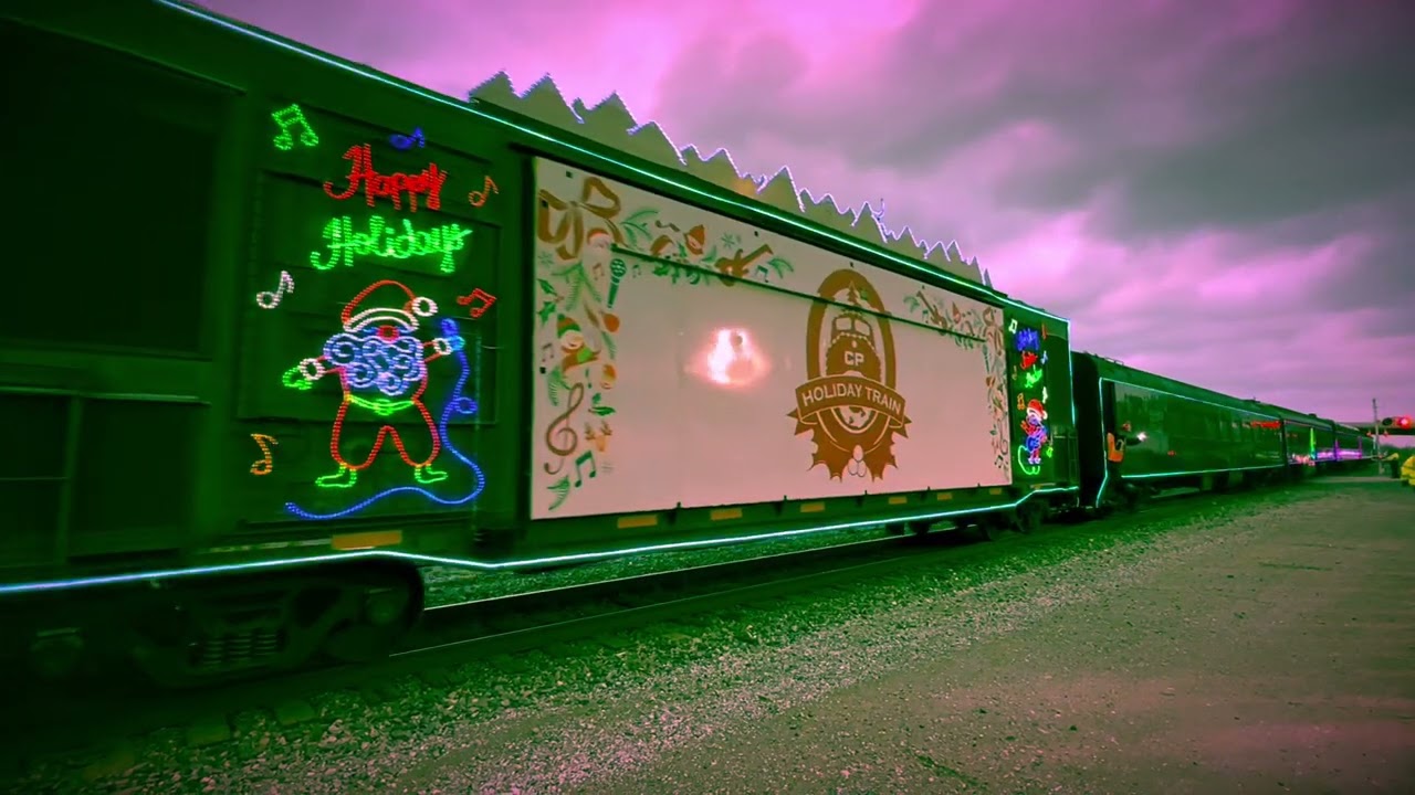 The CP Holiday Train visits Cambridge Ontario 2022