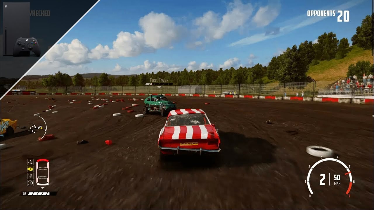 Wreckfest Xbox Series X Gameplay [4k]