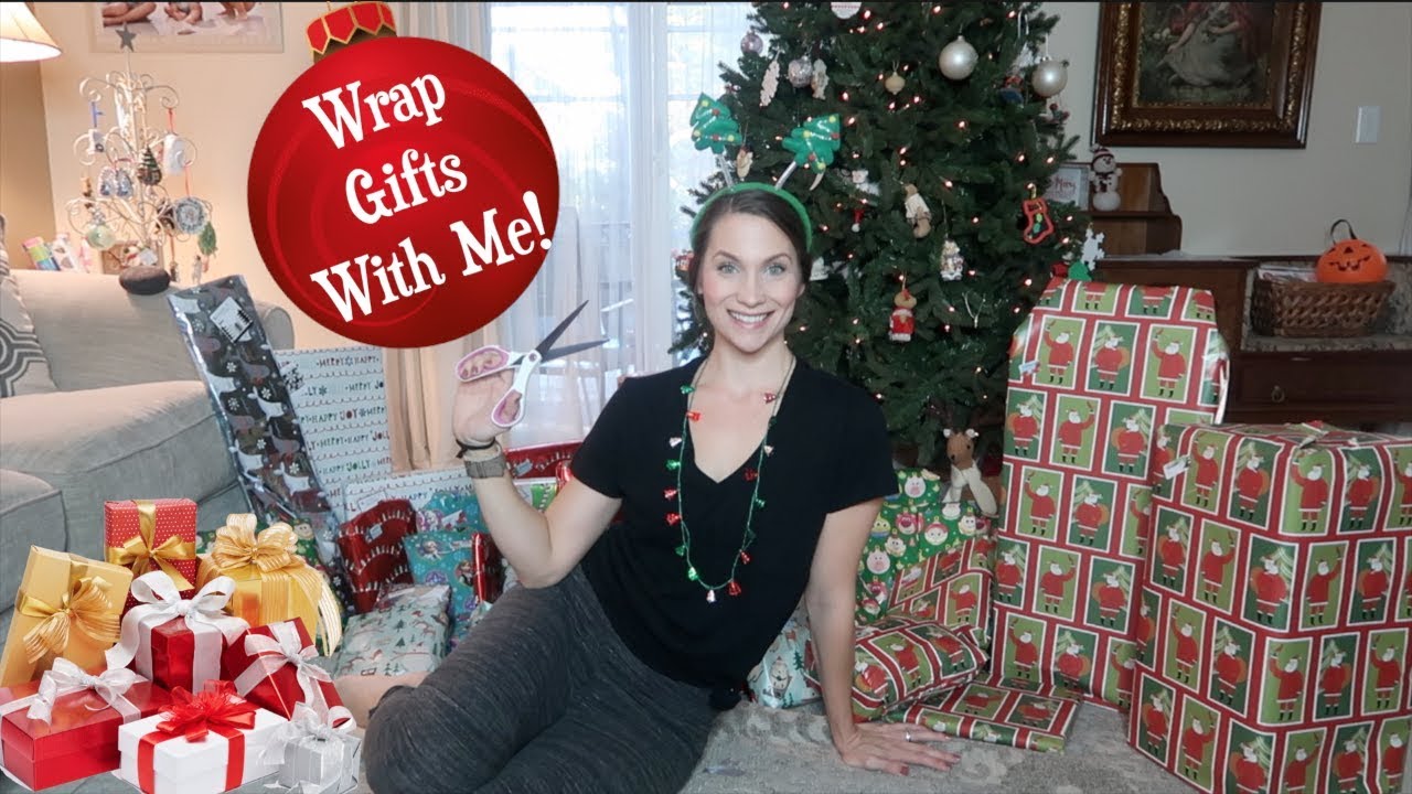 Wrap Gifts With Me! Christmas 2018! Watch me wrap Christmas gifts!