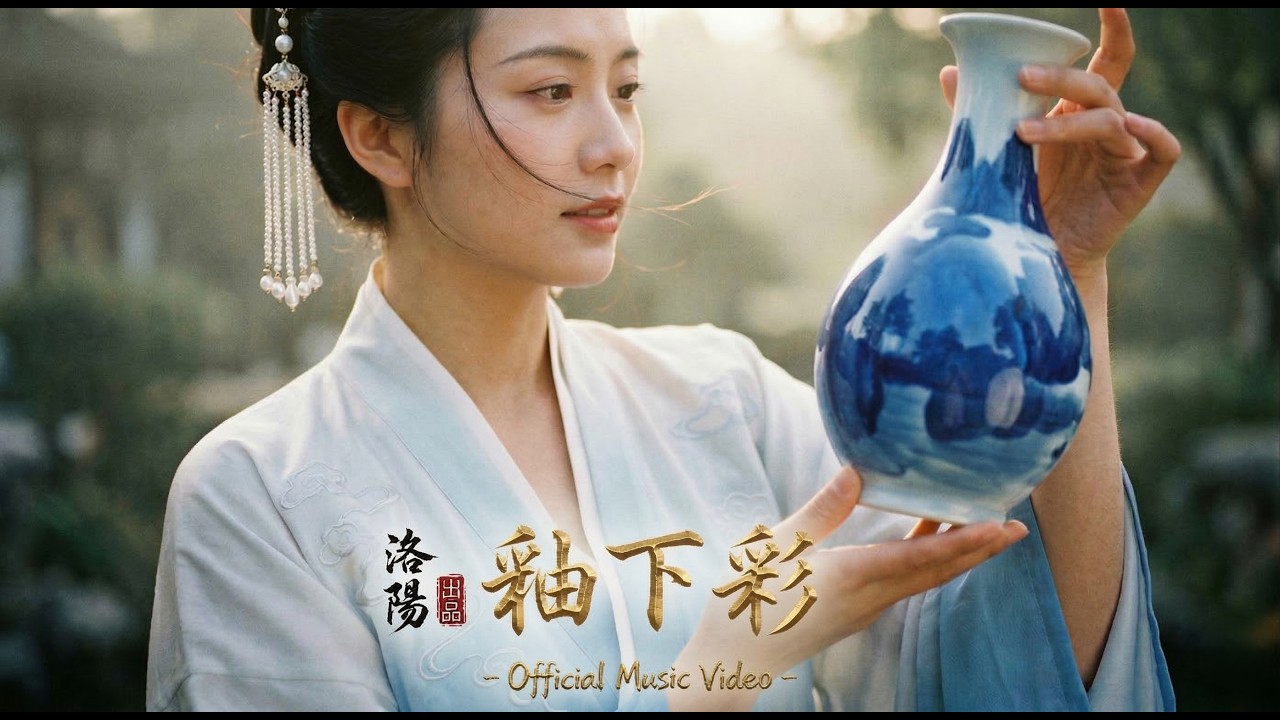 有些愛，像「釉下彩」一樣永不褪色...  洛陽《釉下彩》：隔著千年的冰冷透明，我依然能摸到你的溫度。