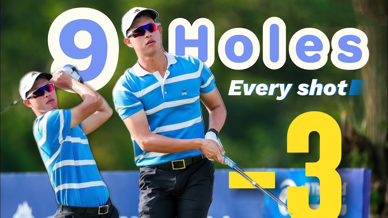 3 under !! Every shot 9 Hole | All Thailand golf tour ⛳️🔥