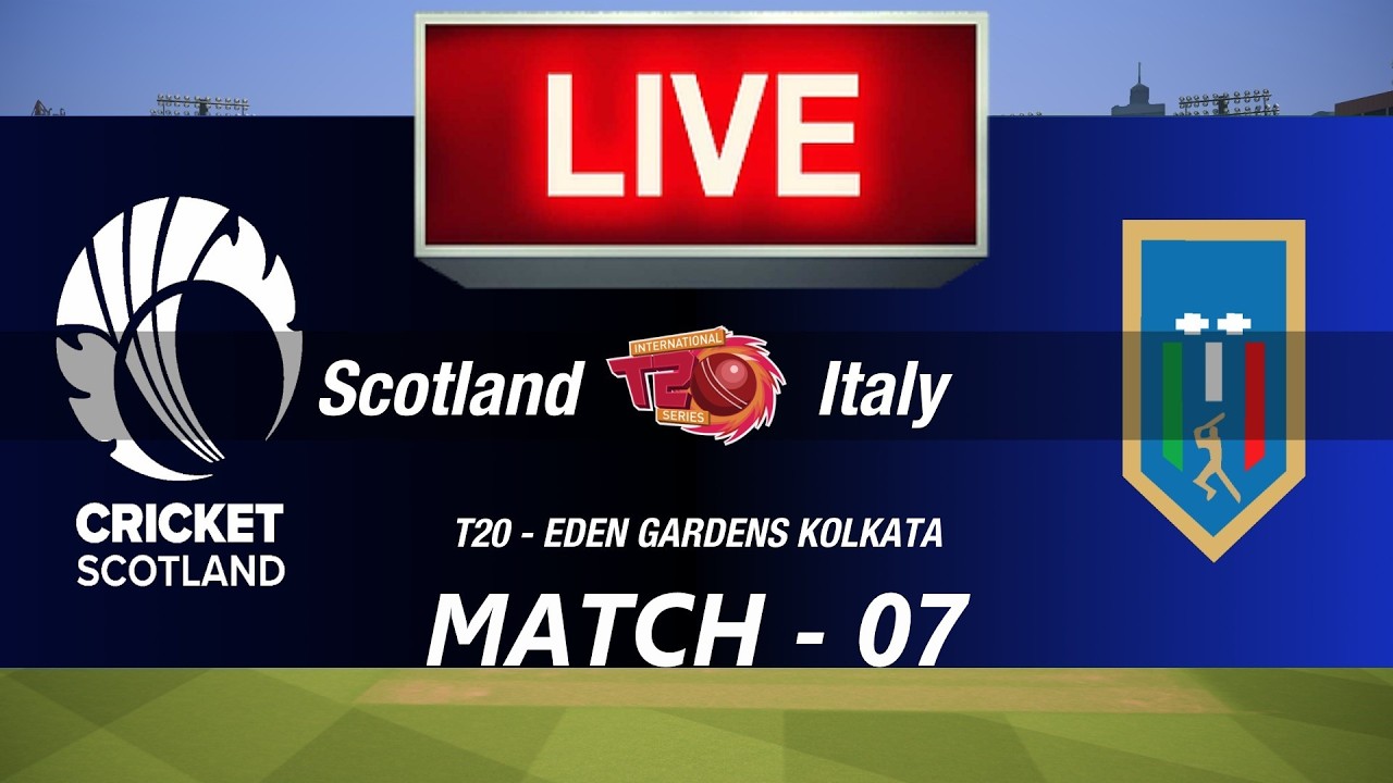 🛑LIVE- SCOTLAND vs ITALY🛑T20 WORLD CUP 2026🛑SCO vs ITA🛑CRICKET 26 GAMEPLAY🛑LIVE MATCH STREAMING🏏