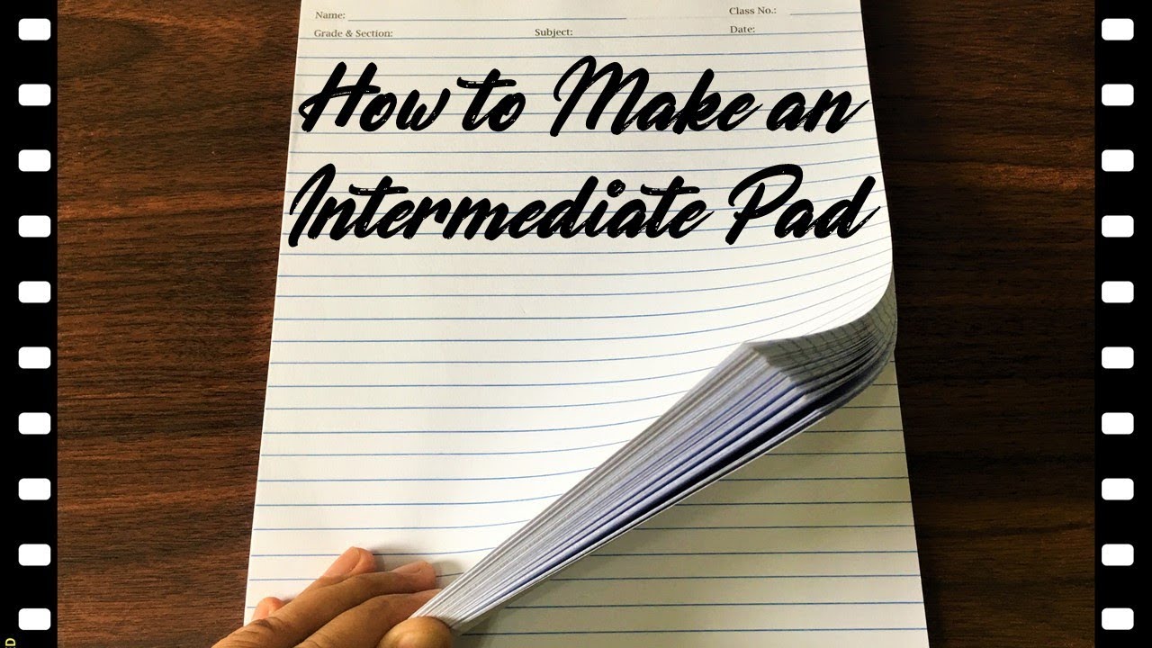 How to Make an Intermediate Pad