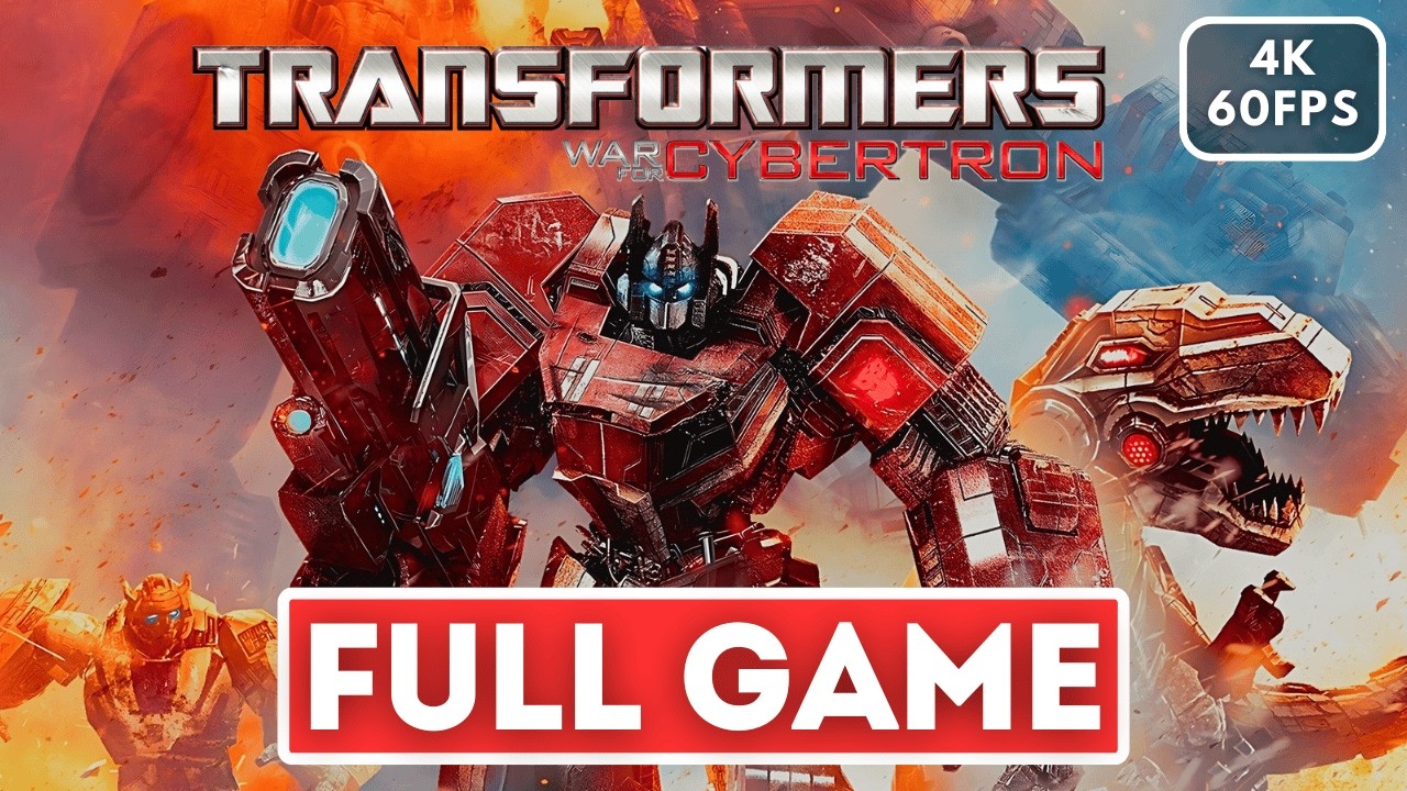 TRANSFORMERS WAR FOR CYBERTRON Gameplay Walkthrough FULL GAME (4K 60FPS) No Commentary