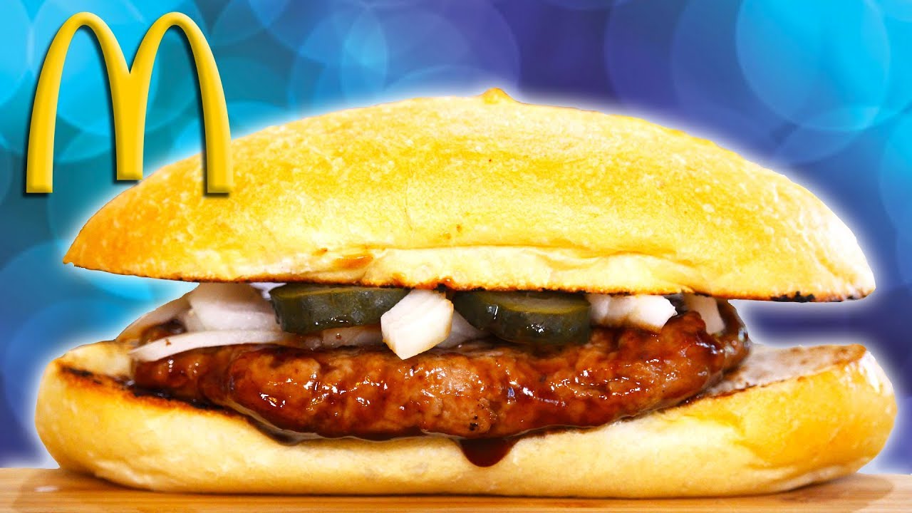 McDonalds McRib BBQ Rib Sandwich | Homemade Hack
