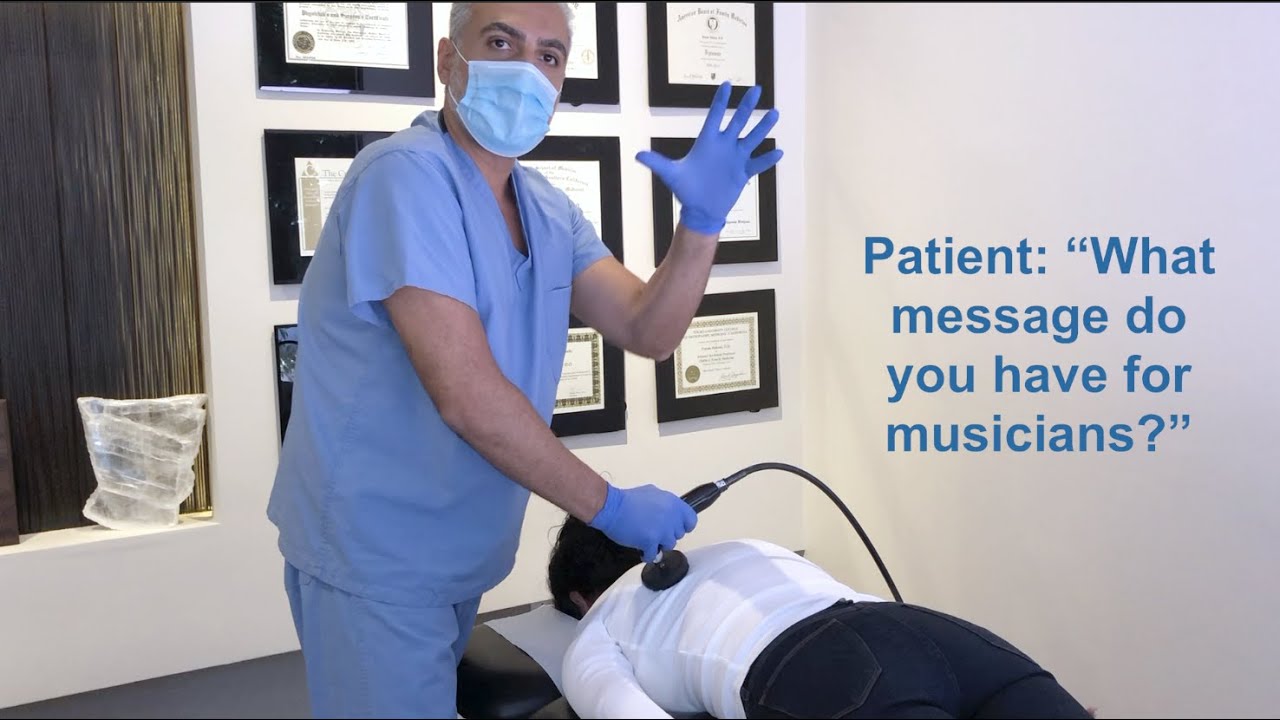 Upper back pain! Osteopathic treatment of Thoracic Out Let Syndrome and Rib Cage by Dr. Payam Hakimi