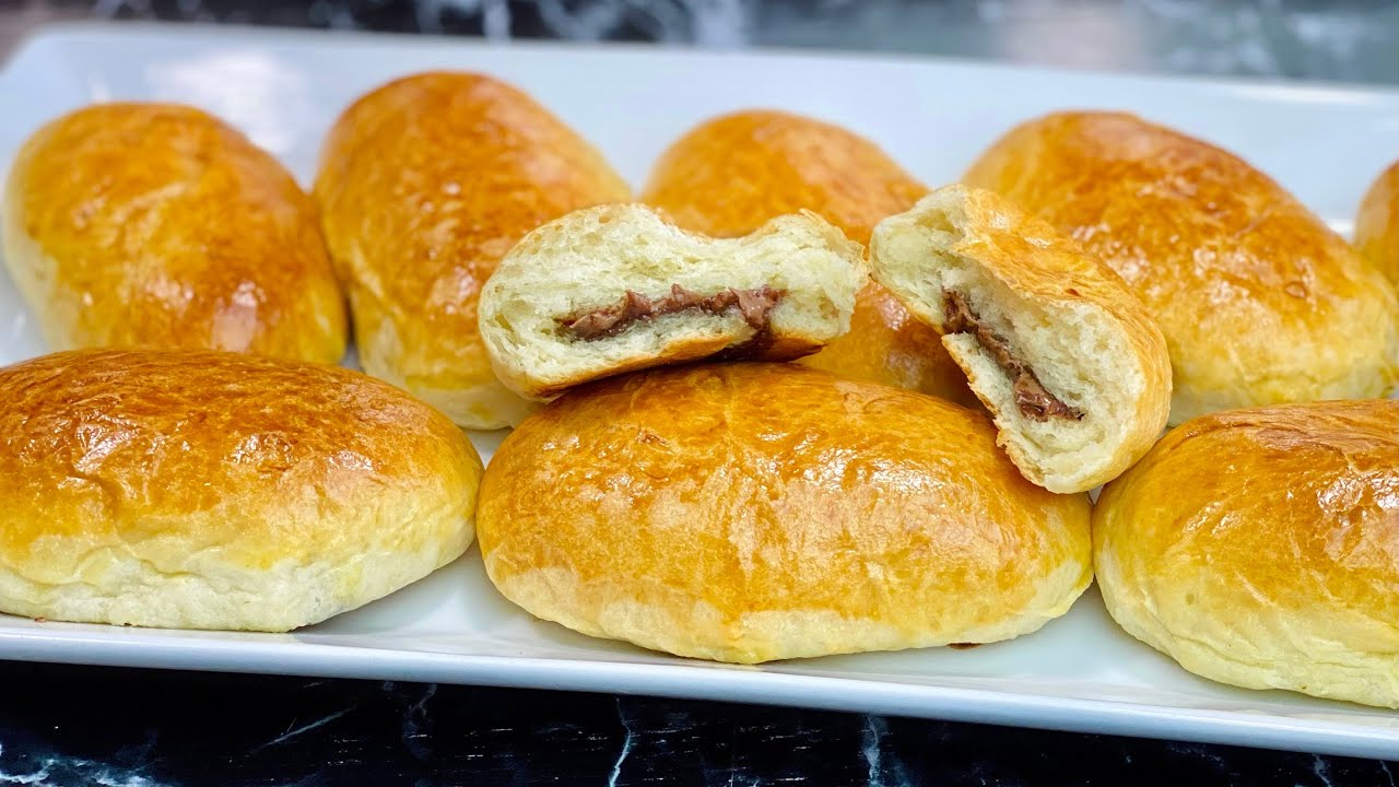 УДИВИТЕЛЬНЫЙ МОЛОЧНЫЙ ХЛЕБ С ШОКОЛАДНОЙ ЗАПРАВКОЙ 🍫 С СУБТИТРАМИ