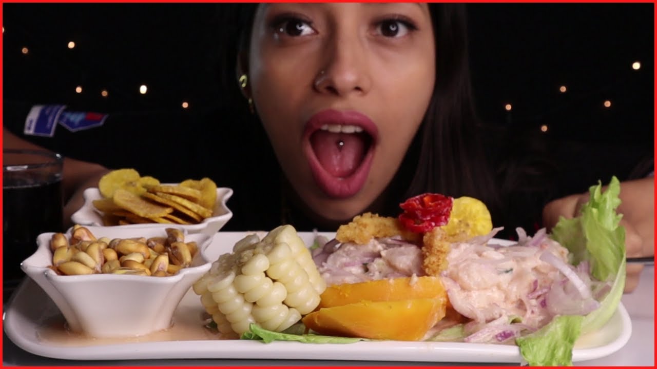 ⭐️ ASMR Comiendo Ceviche   // Mukbang ASMR 👄