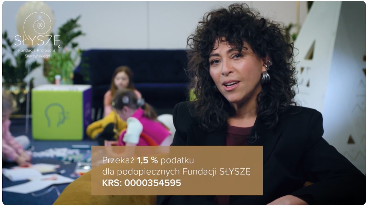 Przekaż 1,5% swojego podatku dla podopiecznych Fundacji SŁYSZĘ