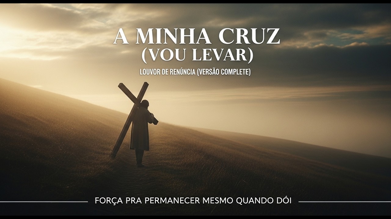 A Minha Cruz Vou Levar  Louvor de Renúncia Versão Completa  Força Pra Permanecer Mesmo Quando Dói